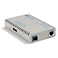Omnitron iConverter 1000Mbps Gigabit Ethernet Fiber Media Converter RJ45 SFP - 1x 1000BASE-T; 1x 1000BASE-X (SFP); Wall-Mount Standalone - 8519N-0-D 1 thumbnail image