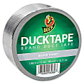 Duck Brand Color Duct Tape - 15 yd Length x 1.88" Width - Chrome - For Color Coding, Repairing, Packing, Crafting - 1 Roll 1 thumbnail image