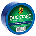 Duck Brand Brand Color Duct Tape - 20 yd Length x 1.88" Width - Blue - For Repairing, Color Coding, Packing, Crafting - 1 Roll 1 thumbnail image