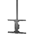 Peerless PLCM-UNL Solid-Point Flat Panel Straight Column Ceiling Mount - 225lb