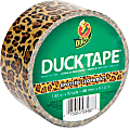 Duck Brand Brand Printed Design Color Duct Tape - 10 yd Length x 1.88" Width - 1 / Roll - Leopard
