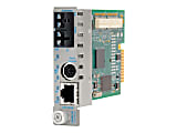 Omnitron iConverter 10/100M2 - Fiber media converter - 100Mb LAN - 10Base-T, 100Base-FX, 100Base-TX - 8903N2W 1 thumbnail image