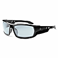 Ergodyne Skullerz® Safety Glasses, Odin, Anti-Fog, Black Frame, Indoor/Outdoor Lens