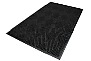 M+A Matting Waterhog Max Diamond Classic Floor Mat, 3'H x 5'W, Black Smoke 1 thumbnail image