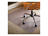 ES Robbins Natural Origins Hard Floor Chairmat, Standard Lip, 53" x 45", Clear