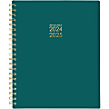 2024-2025 AT-A-GLANCE® Harmony Weekly/Monthly Academic Planner, 8 1/2" x 11", Palm Green, July 2024 To June 2025, 1099-905A-60