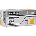 Rapid R23 No.19 Fine Wire 5/16" Staples - High Capacity - 19/8 - 5/16" Leg - 3/8" Crown - for Fabric, Paper - Gray5000 / Box