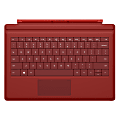 Microsoft® Surface Pro 3 Type Cover, Red, RD2-00077 1 thumbnail image