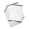 SKILCRAFT® Linen Top Writing Pads, 8 1/2" x 11", White, Pack Of 12 (AbilityOne 7530-01-447-1353) 1 thumbnail image