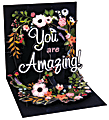 Up With Paper Everyday Pop-Up Greeting Card With Envelope, Half Fold, 4-1/2" x 4-1/2", You Are Amazing 1 thumbnail image