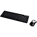 Fellowes® Microban® Wireless Keyboard & Mouse, Straight Compact Keyboard, Gray, Ambidextrous Optical Mouse 1 thumbnail image