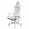Deltaco Gaming White Line Ergonomic RGB LED Computer Gaming Chair, White 1 thumbnail image