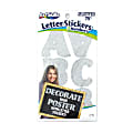 Artskills® Glitter Letter Stickers, 2 1/4", Custom, Silver, Pack Of 72