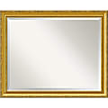 Amanti Art Colonial Embossed Wall Mirror, 25 1/2"H x 31 1/2"W, Gold