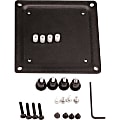 Ergotron - Mounting component (conversion plate) - for monitor - steel - black