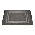 1888 Mills Millennium Bath Mats, 21" x 32", Charcoal, Pack Of 24 Mats