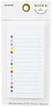 Noted by Post-it® White Lined Notes with Colored Dots , 100 Total Sheets,1 Pad/Pack , 2.9 in. x 5.7 in., 100 Sheets/Pad 1 thumbnail image