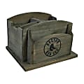 Imperial MLB Rustic Desk Organizer, 8”H x 8-1/2”W x 6-1/2”D, Boston Red Sox 1 thumbnail image