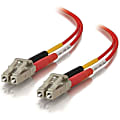 C2G-5m LC-LC 50/125 OM2 Duplex Multimode PVC Fiber Optic Cable - Red - Fiber Optic for Network Device - LC Male - LC Male - 50/125 - Duplex Multimode - OM2 - 5m - Red