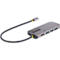 StarTech.com USB C Multiport Adapter, 4K 60Hz HDMI HDR10 Video, 3 Port 5Gbps USB 3.2 Hub, 100W PD PassThrough, GbE, Mini Travel Dock