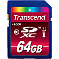 Transcend 64 GB Class 10/UHS-I SDXC - Lifetime Warranty
