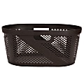 Mind Reader 40L Laundry Basket Clothes Hamper, 23"L x 14.5"W x 10.5"H, Brown