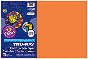 Tru-Ray® Construction Paper, 12" x 18", 50% Recycled, Electric Orange, Pack Of 50 1 thumbnail image