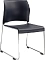 National Public Seating 8800 Cafetorium Chair, Navy/Chrome