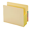 Pendaflex® End-Tab File Pockets With Tyvek® Gusset, 5 1/4" Expansion, Letter Size, Manila, Pack Of 10 Pockets 1 thumbnail image