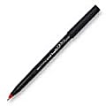 uni-ball® Onyx® Rollerball Pen, Extra Fine Point, 0.5 mm, Black Barrel, Red Ink