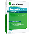 Intuit® QuickBooks® Desktop Mac Plus, 2022, 1-Year Subscription, For Mac, Disc/Download