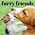 2024 TF Publishing Animal Wall Calendars, 12” x 12”, Furry Friends, January To December