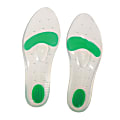 Stein’s Silicone Dual-Density Comfort Shoe Gel Insoles, Large, Green, Pack Of 2