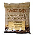 Sweet Cafe Cappuccino, English Toffee, 2 Lb Per Bag, Carton Of 6 Bags