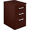Lorell® Concordia Series 22"D 3-Drawer Letter-Size File Cabinet, Mahogany