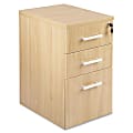 Lorell® Concordia Series 22"D 3-Drawer Letter-Size File Cabinet, Latte