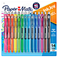 Paper Mate® InkJoy® Gel Pens, Medium Point, 0.7 mm, Assorted Barrels, Assorted Ink Colors, Pack Of 14