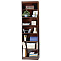 Safco® WorkSpace® Wood Veneer Baby Bookcases, 7 Shelves, Mahogany 1 thumbnail image
