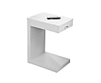 Monarch Specialties Accent Table With Storage Drawer, Rectangle, White 1 thumbnail image