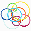 Office Depot® Brand Binder Rings, Assorted Colors And Sizes, Pack Of 8