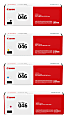 Canon® 046 Black And Cyan, Magenta, Yellow Toner Cartridges Combo, Pack Of 4, 1250C001,1249C001,1248C001,1247C001 1 thumbnail image