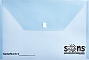 SONS System Envelopes, 11" x 11", Velcro Closure, Blue 1 thumbnail image