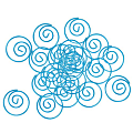 Shaped Paper Clips, Round Shape, 3/4", Teal, Pack Of 60 1 thumbnail image