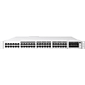 Meraki 48-port Gbe Switch - 48 Ports - Manageable - 3 Layer Supported - Modular - 350 W Power Consumption - Twisted Pair, Optical Fiber - 1U High - Rack-mountable - Lifetime Limited Warranty