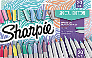 Sharpie® Special Edition Permanent Markers, Gray Barrels/Assorted Mystic Gem Ink, Pack Of 20 Markers 1 thumbnail image
