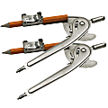 Charles Leonard Metal Ball-Bearing Compasses, 12", 12 Compasses Per Pack, Set Of 2 Packs 1 thumbnail image