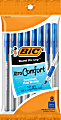 BIC Round Grip Stick, Pack Of 8, Medium Point, Blue 1 thumbnail image