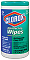 Clorox® Disinfecting Wipes, 7" x 8", Fresh Scent, Pack Of 75 Wipes