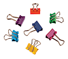 Office Depot® Brand Fashion Binder Clips, 1/2", Assorted Colors, Pack Of 60