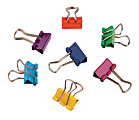 Office Depot® Brand Fashion Binder Clips, 1/2", Assorted Colors, Pack Of 60 1 thumbnail image